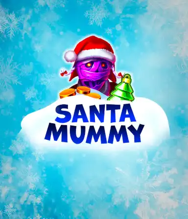 Оцените уникальный слот "Santa Mummy" от Belatra, где Санта-мумия привносит праздничное настроение. На изображении изображена мумия, одетая в костюм Санты, окруженная снежными хлопьями. Она напоминает новогоднее веселье и радость. Название игры "Santa Mummy" выделено крупными белыми буквами на снежном фоне.